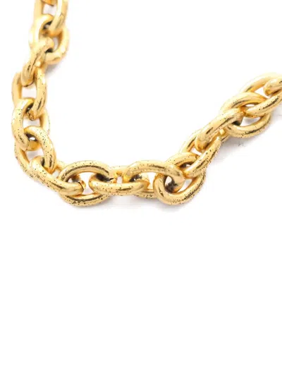 Pre-owned Chanel 1986-1988 Coco Mark Pendant Necklace In Gold