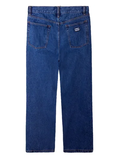 Obey Straight-leg Jeans In Blue