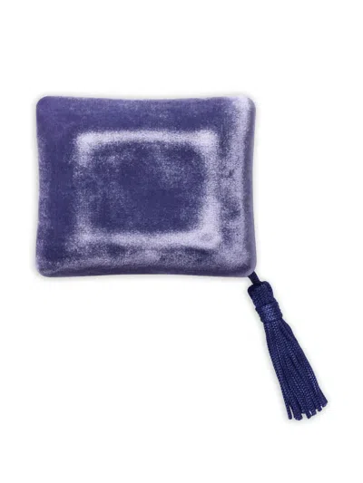 Sophie Bille Brahe Tulipe Velvet Jewellery Box (10.5 X 8.5 Cm) In Purple