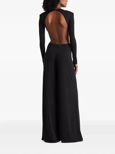 Ralph Lauren Cutout-detail Embellished Jumpsuit In Black