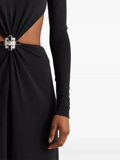 Ralph Lauren Cutout-detail Embellished Jumpsuit In Black