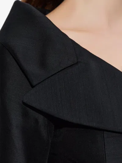 Dsquared2 Belted Virgin-wool Jacket In Black