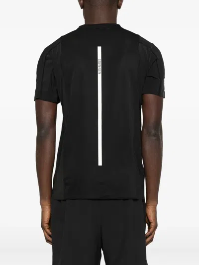 Calvin Klein Mesh-panel T-shirt In Black