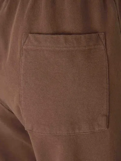 Sporty And Rich Comfortable Trousers Featuring Elastic Waistband In Brown