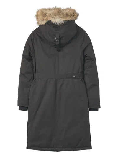 Nobis Belted Parka In Gray