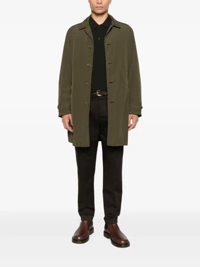 Paul Smith Fine Knit Long Sleeve Polo Sweater In Black