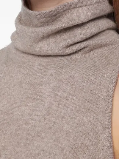 Almada Label Vida Top In Beige Organic Cashmere In Neutral