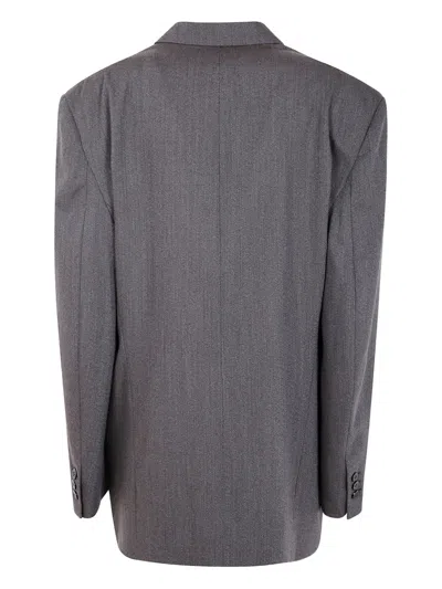 Magliano Single Breasted Jacket Notch Lapel In Brown