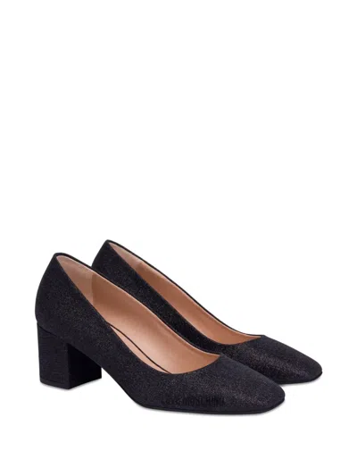 Love Moschino Block-heel Pumps In Black