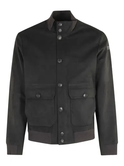 Rrd Nabucco Buttoned Jacket In Black