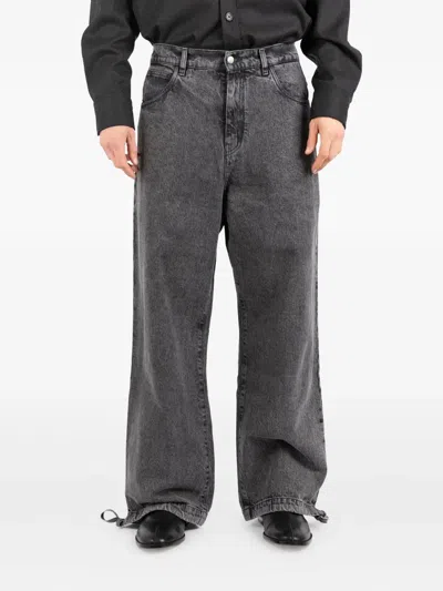 Société Anonyme Tie-detail Denim In Black