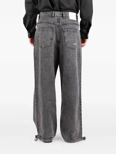 Société Anonyme Tie-detail Denim In Black