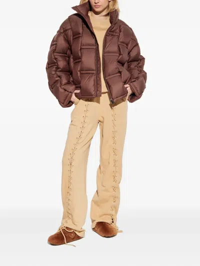 Raxxy Padded Jacket In Brown