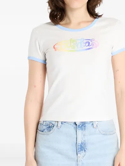 Adidas Originals X Jeremy Scott Graphic-print T-shirt In White