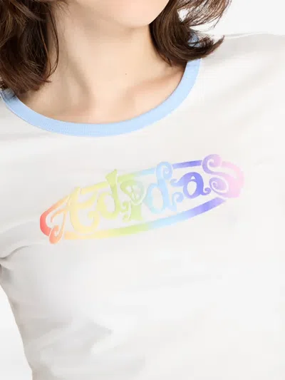 Adidas Originals X Jeremy Scott Graphic-print T-shirt In White