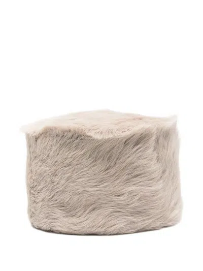 Agnona Round-shape Hat In Neutral