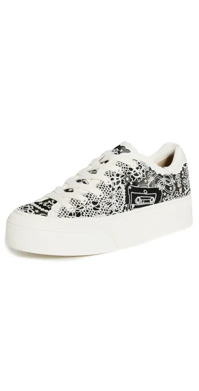 Zimmermann Pixie Lace Platform Sneakers In Multi
