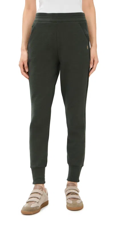 Rhone Dreamglow Taper Leg Pants Dark Moss In Green