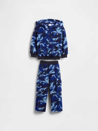 Gap Baby & Toddler Cozy Hoodie Outfit Set In Blue