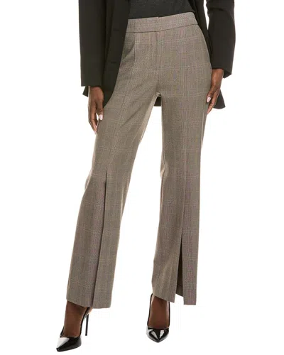 Kenneth Cole High Rise Flare Pant In Brown