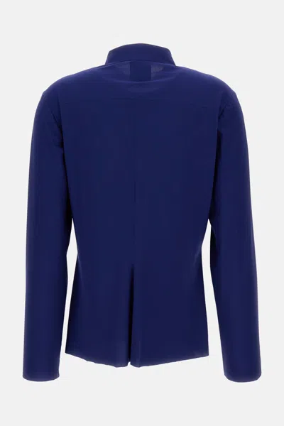 Irie Button-up Poplin Shirt In Blue