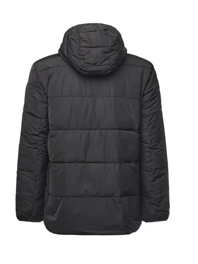 Richmond Reversible Down Jacket With Hood And Logo In Black
