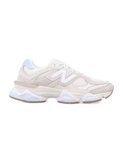 New Balance 9060 Suede Mesh Sneakers In Neutral