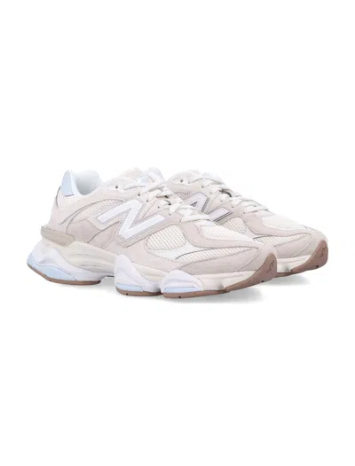 New Balance 9060 Suede Mesh Sneakers In Neutral
