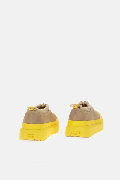 Ugg Modern Sneakers With Contrast Sole And Pull Tab In Yellow