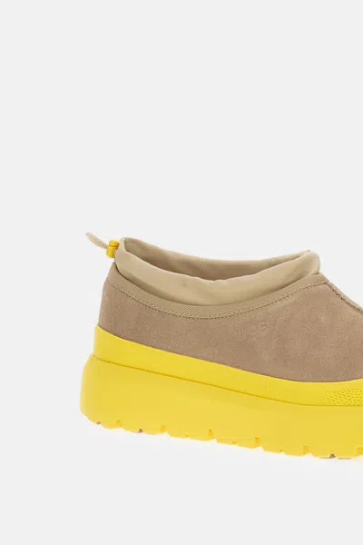 Ugg Modern Sneakers With Contrast Sole And Pull Tab In Yellow