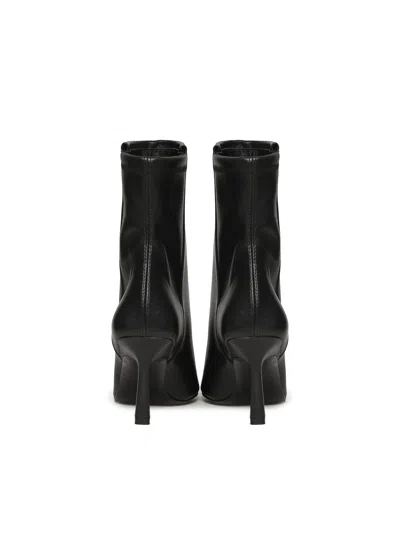 Stuart Weitzman 5050 Vinnie Leather Ankle Boots In Black