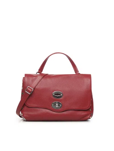 Zanellato Postina® Small Leather Bag In Burgundy