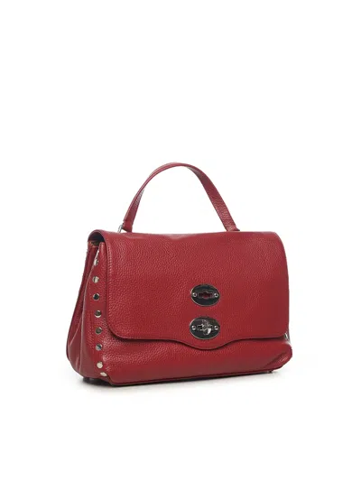 Zanellato Postina® Small Leather Bag In Burgundy