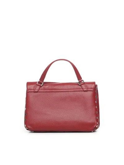 Zanellato Postina® Small Leather Bag In Burgundy