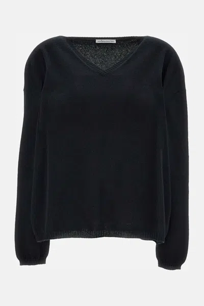 Stefano Mortari V Neck Pullover In Black