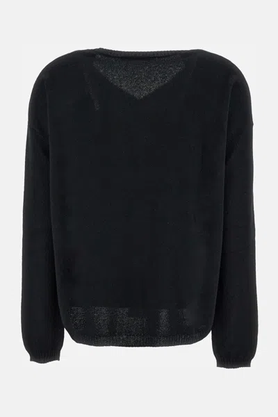 Stefano Mortari V Neck Pullover In Black