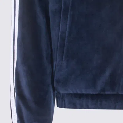 Adidas Originals By Wales Bonner Navy Cotton Wb Velour Tj Sweatshirt In Blue