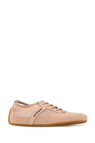 Givenchy Pink Sneaker With Logo Lettering On The Side In Fabric Woman In White