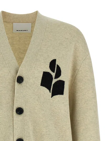 Isabel Marant Curtis Cardigan In Neutral