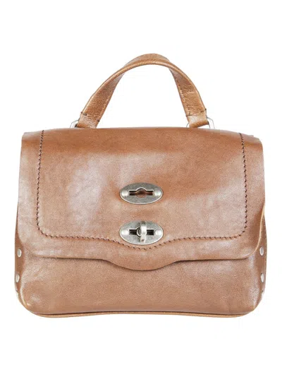 Zanellato Postina Pelle Vintage Cuoio Baby In Brown