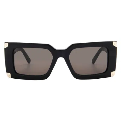 Mcm Smoke Pilot Ladies Sunglasses Mw0007 01a 52 In Black