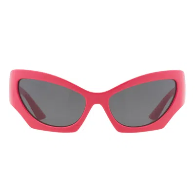 Versace Dark Grey Cat Eye Ladies Sunglasses Ve4450 541787 60 In Pink