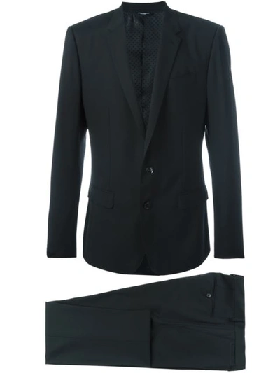 Dolce & Gabbana Two Piece Suit In Black