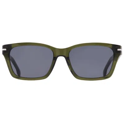 Hugo Boss Dark Grey Square Men's Sunglasses Boss 1739/f/sk 01ed/ir 56 In Black