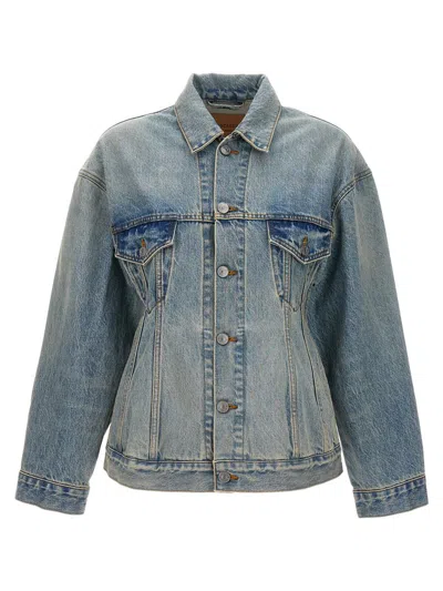 Balenciaga Light Blue Denim Hourglass Jacket
