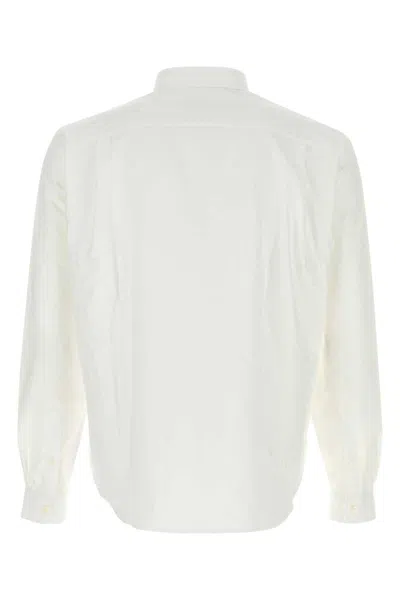 Prada Oxford Shirt Long Sleeves Button Down Collar In White