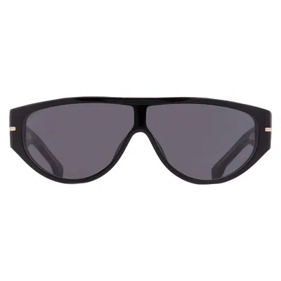 Hugo Boss Grey Shield Men's Sunglasses Boss 1623/s 0807/ir 99 In Black
