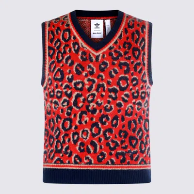 Adidas Originals By Wales Bonner Red And Black Knitwear In Red