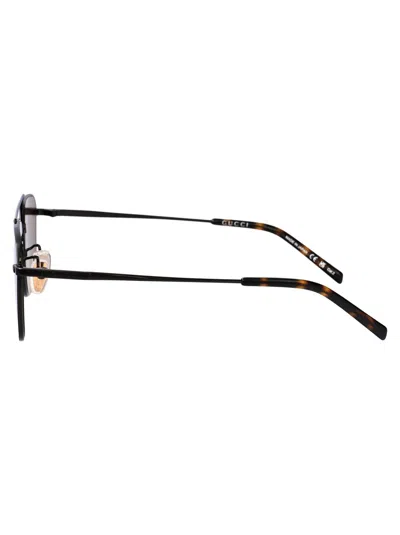 Gucci Eyewear Specialized Fit Rectangular Sunglasses In Brown