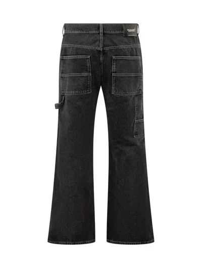 Off-white Vintage Gothic Carpenter Jeans In Denim In Black